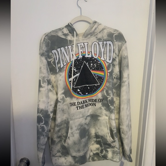 Men's Pink Floyd "The Dark Side of the Moon" Graphic Hooded Sweatshirt - Picture 1 of 2